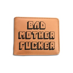 Pulp novel peripheral alternative personality rebellious movie BAD MOTHER FUCKER student wallet wallet