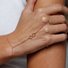 Metal accessory, universal bracelet, European style, simple and elegant design