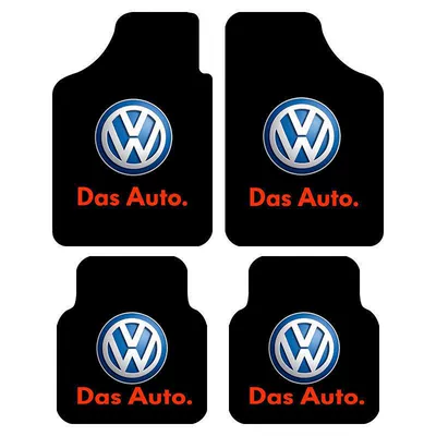 Custom car floor mats, universal for all seasons, dirt-resistant, easy to clean, non-slip, with car logo, universal crystal velvet foot mats (Universal Foot Pad) - volkswagen-full-set-60505050cm-crystal-velvet-four-piece-set