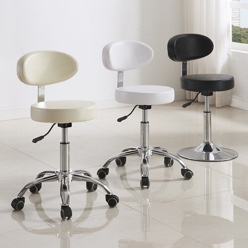 beauty chair, large working chair, beauty stool, rotating, lifting, wheel chair, hairdressing salon, round anti-explosion chair, saddle chair