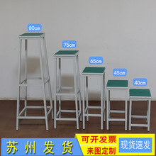 工厂防静电工作凳子装配工椅子车间金属凳流水线学校学训方凳高矮