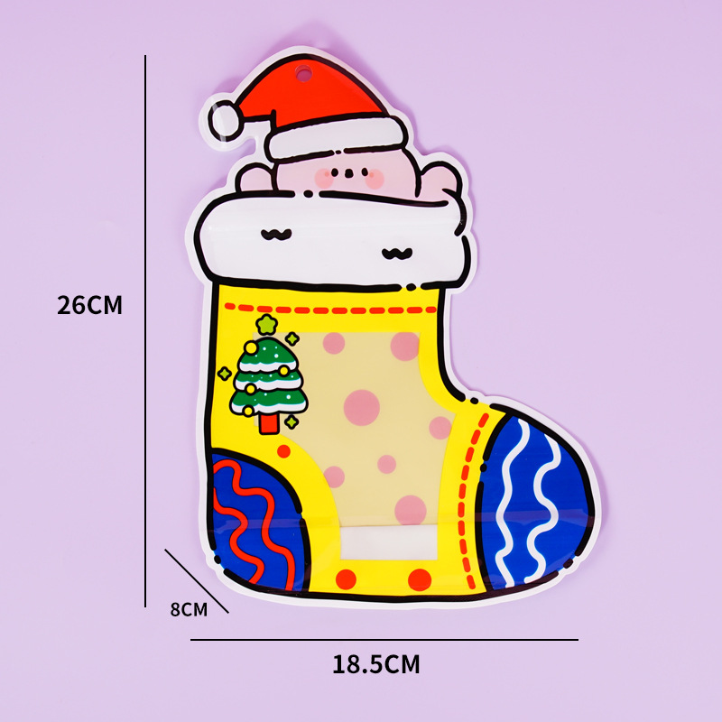 2026 nuevas bolsas de regalo de calcetines de Navidad embalaje de dulces autosuficientes bolsas de regalos de vacaciones creativas bolsas de aperitivos