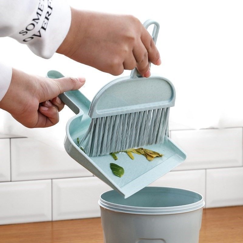 Broom Dustpan suit Small Household Mini Desktop Dust Soft Wool Sweeping Bed Brush Cleaning Windowsill Brush Children