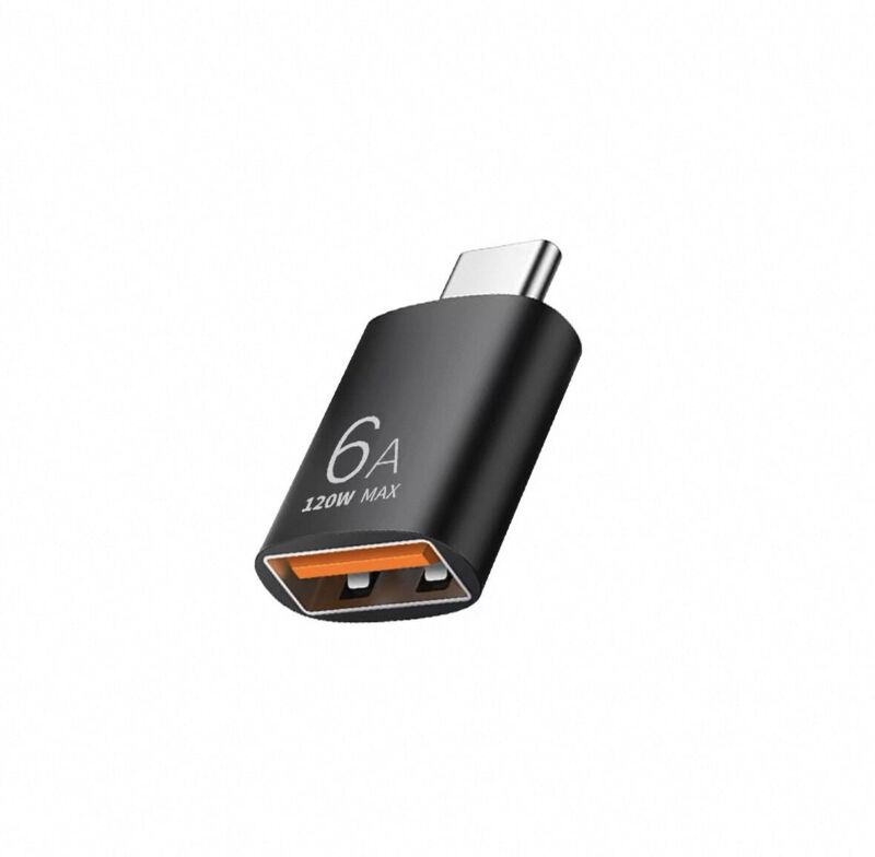 TypeC母转USB2.0转接头手机车载PD数据线6A充电C口转USB转换器otg|undefined