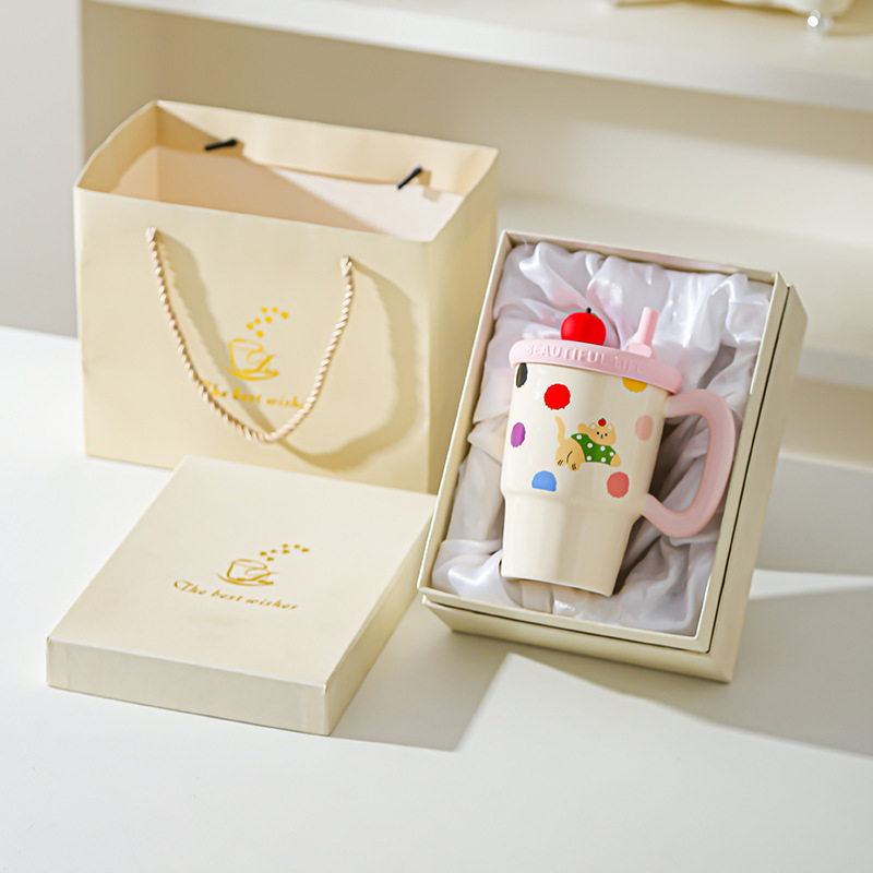 392 Yellow Cat (bolsa de regalo beige)