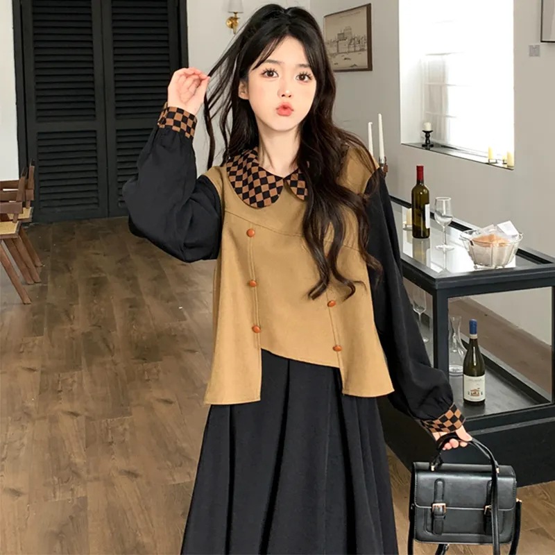 冬 M-4XL 大きいサイズ ワンピース 冬 M-4XL 大きいサイズ ワンピース