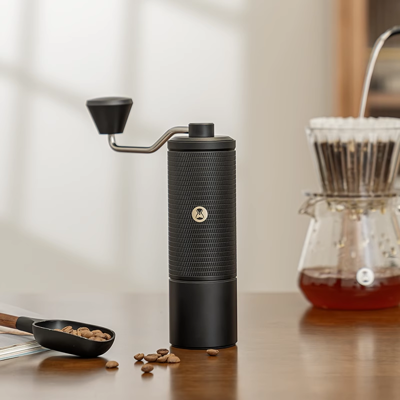 Hand-Cranked C5 Coffee Grinder Cs Hand-Cranked Espresso Grinder Home Use Taimo Appliance Chestnut