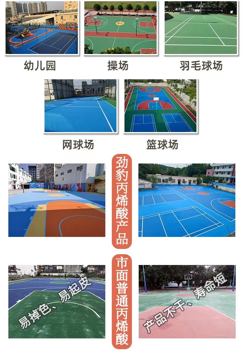 丙烯酸适合场地