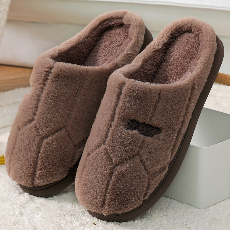 Pantofole di cotone da donna, autunnali e invernali, pantofole di lana da interno, calde e carine, pantofole di cotone da coppia, scarpe da confinamento antiscivolo all'ingrosso_voghion.com