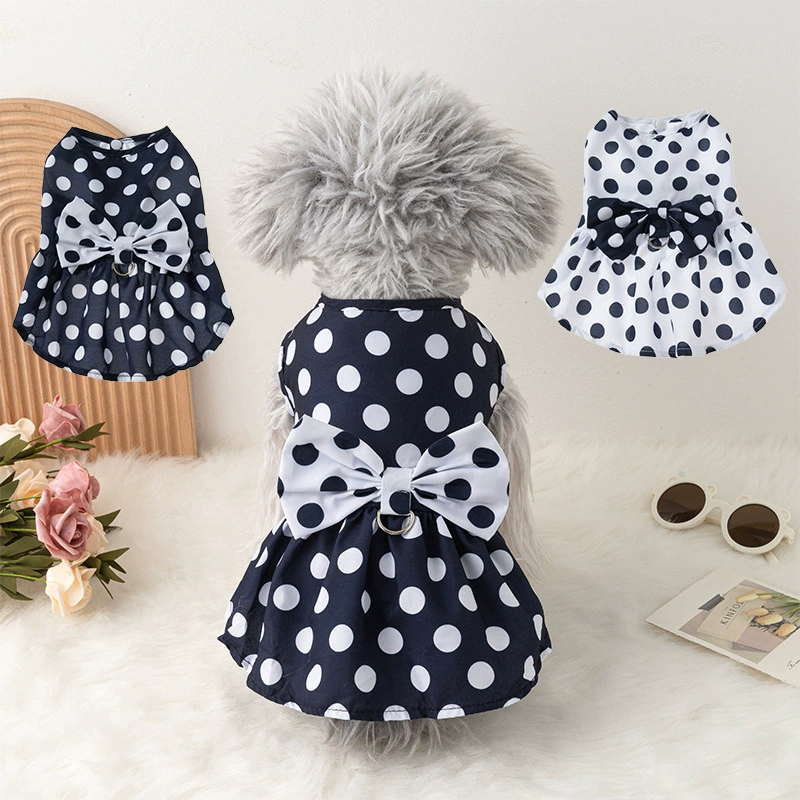 Подвесная весенне-летняя юбка для кошек Bobo, одежда для домашних животных, можно повесить с тяговым канатом для кошек и собак. Одежда в одном стиле для доставки.