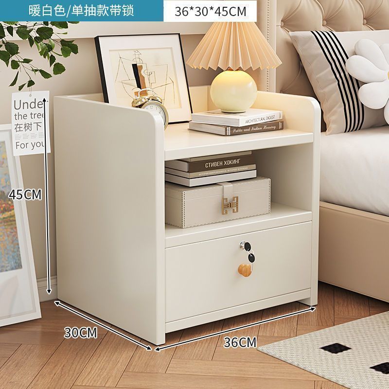 【확대 및 확대 # 잠금장치가 있는 싱글 드로우] 웜화이트 36cm