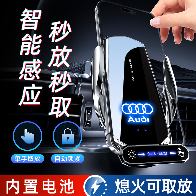 D76 ワイヤレス充電シングルスタンド [シルバー]