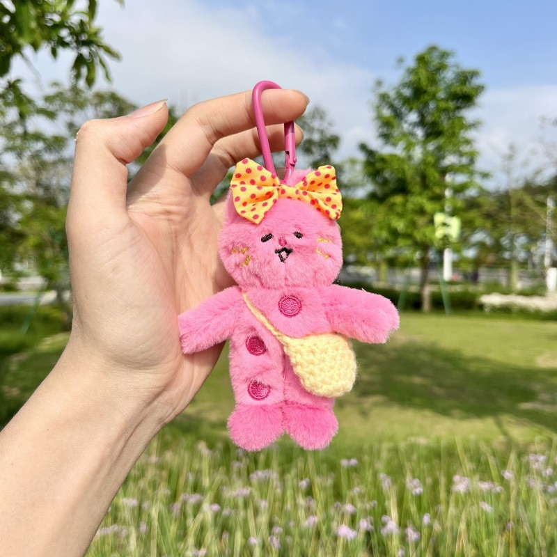 面白いブーツ子猫ペンダントトレンディクールかわいいクリエイティブ人形学生カップルスクールバッグバッグ車のキーホルダーギフト|undefined