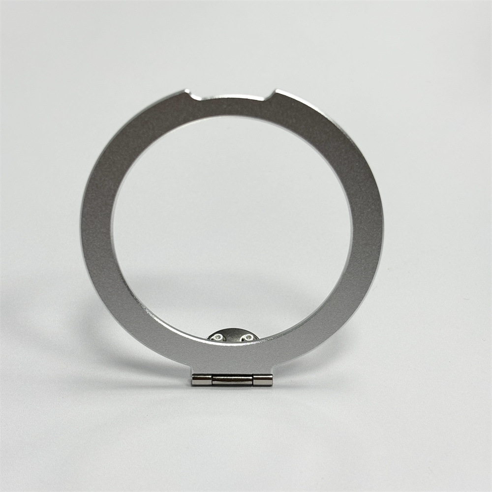 Soporte de punto de apoyo magnético ultrafino de 1,5mm hebilla de anillo soporte de teléfono móvil escritorio en vivo soporte perezoso hueco ligero