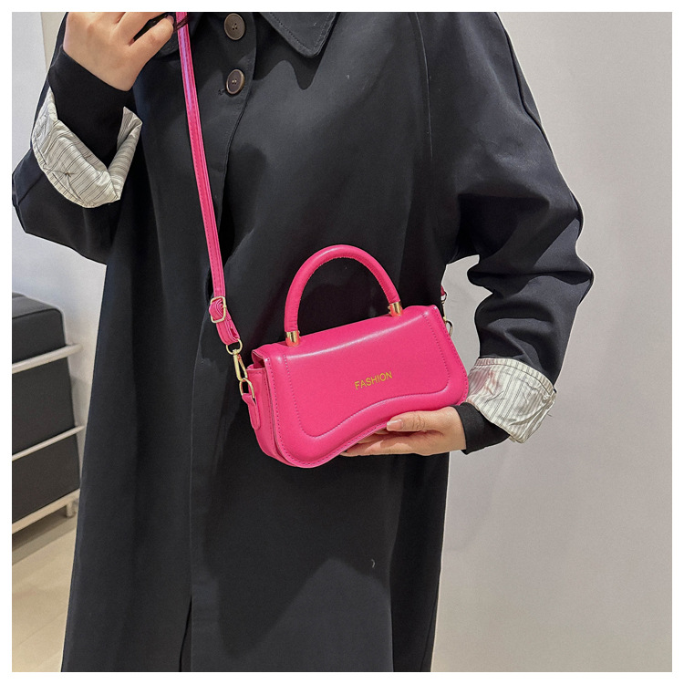 Alta textura moda simple color sólido bolsa de costura bolso de las mujeres 2023 invierno nueva pu estilo coreano crossbody bolso