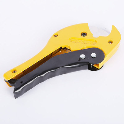 黃黑雙色鋁剪管道工具錳鋼ppr水管剪刀鋁塑管剪刀手動42MMPPR管子