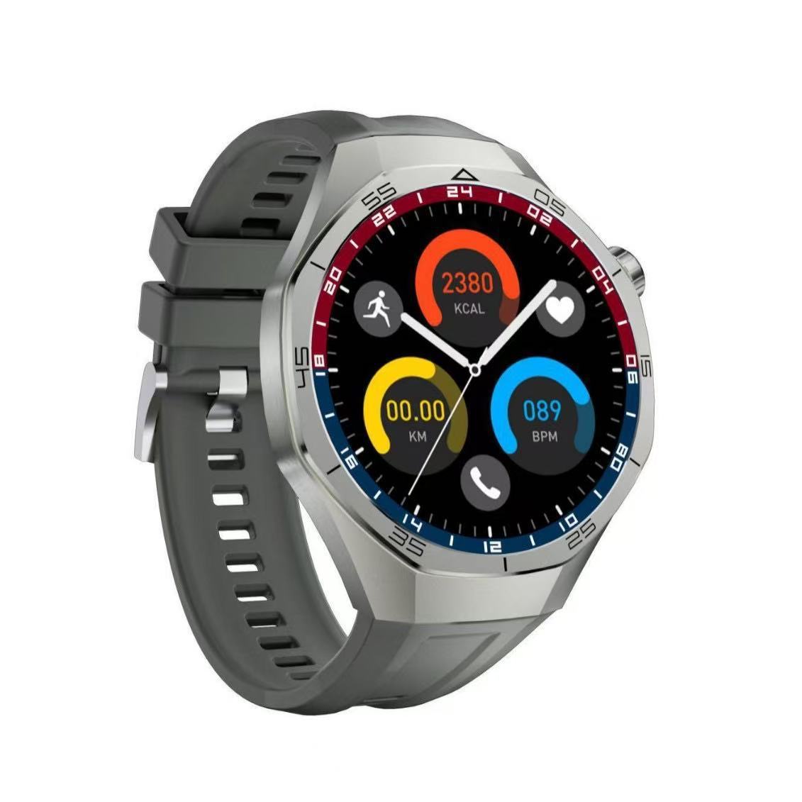 Huaqiang Bei gt5pro reloj inteligente frecuencia cardíaca presión arterial NFC pago de azúcar en la sangre llamada comercio exterior transfronterizo reloj Bluetooth
