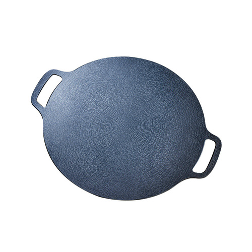 Wholesale Cardboard Stove Beef Steak BBQ Non-stick Mafanstone Round Outdoor Korean Portable Grill Baking Pan
