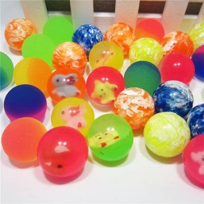 27 Mixed pack Elastic ball children Toy Ball Bouncing Ball Toy Bouncing ball Floating balls kindergarten gift