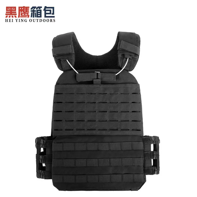黑鹰户外多功能战术背心 快拆速干透气防护马甲 CS两栖作训服厂家