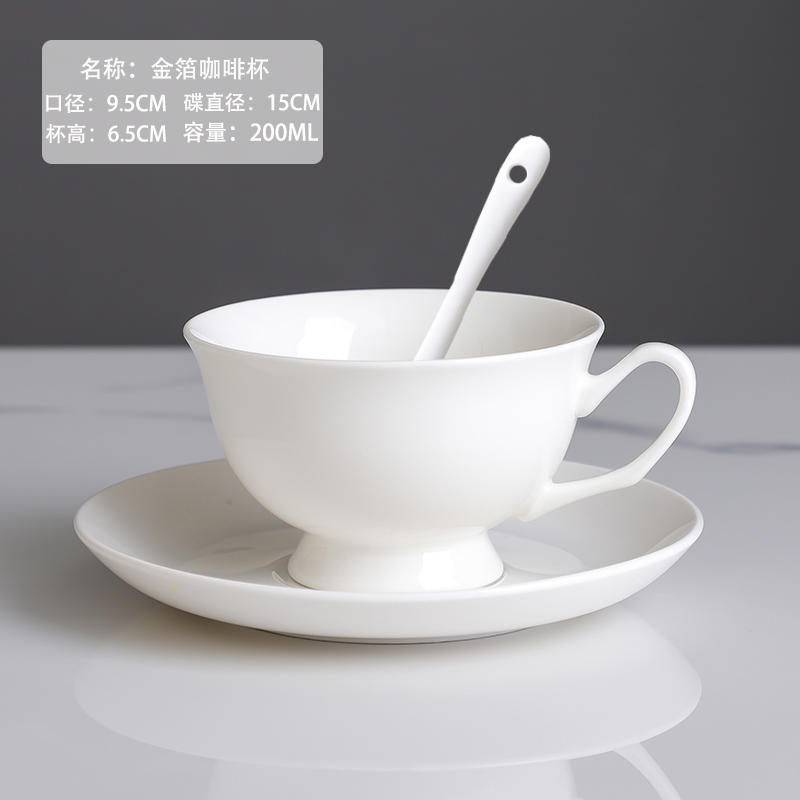 Taza de café de cerámica europea pequeña taza de té de cerámica de lujo Phnom Penh hotel taza de café americana no puede café