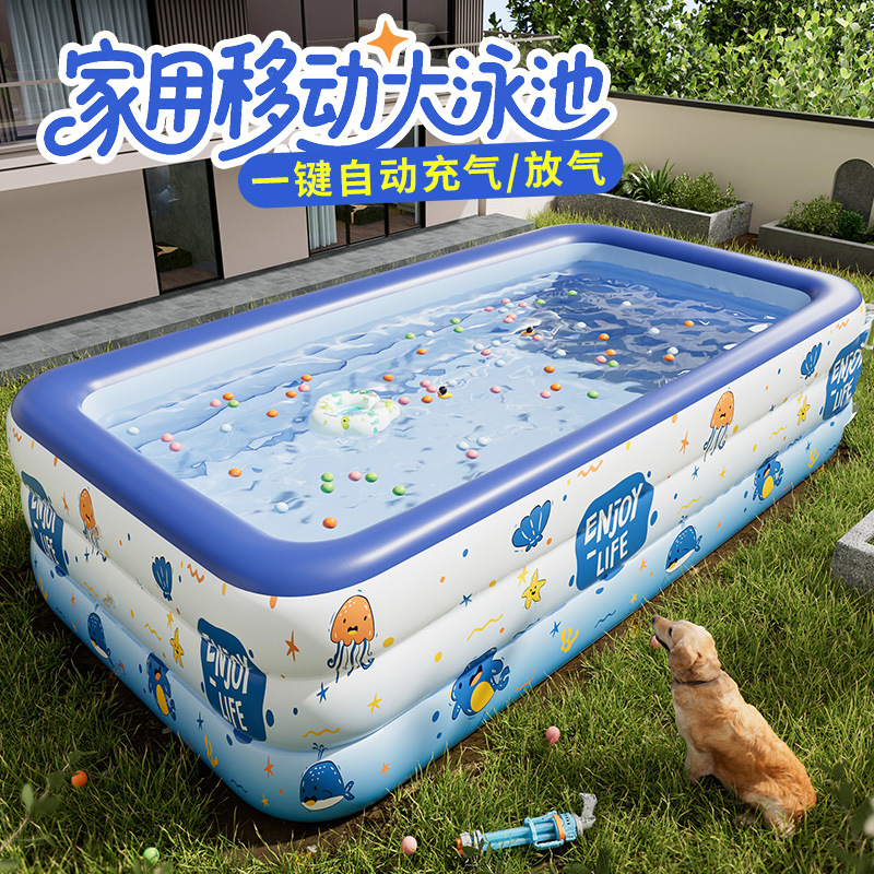 inflatable big foldable travel swimming pool for water