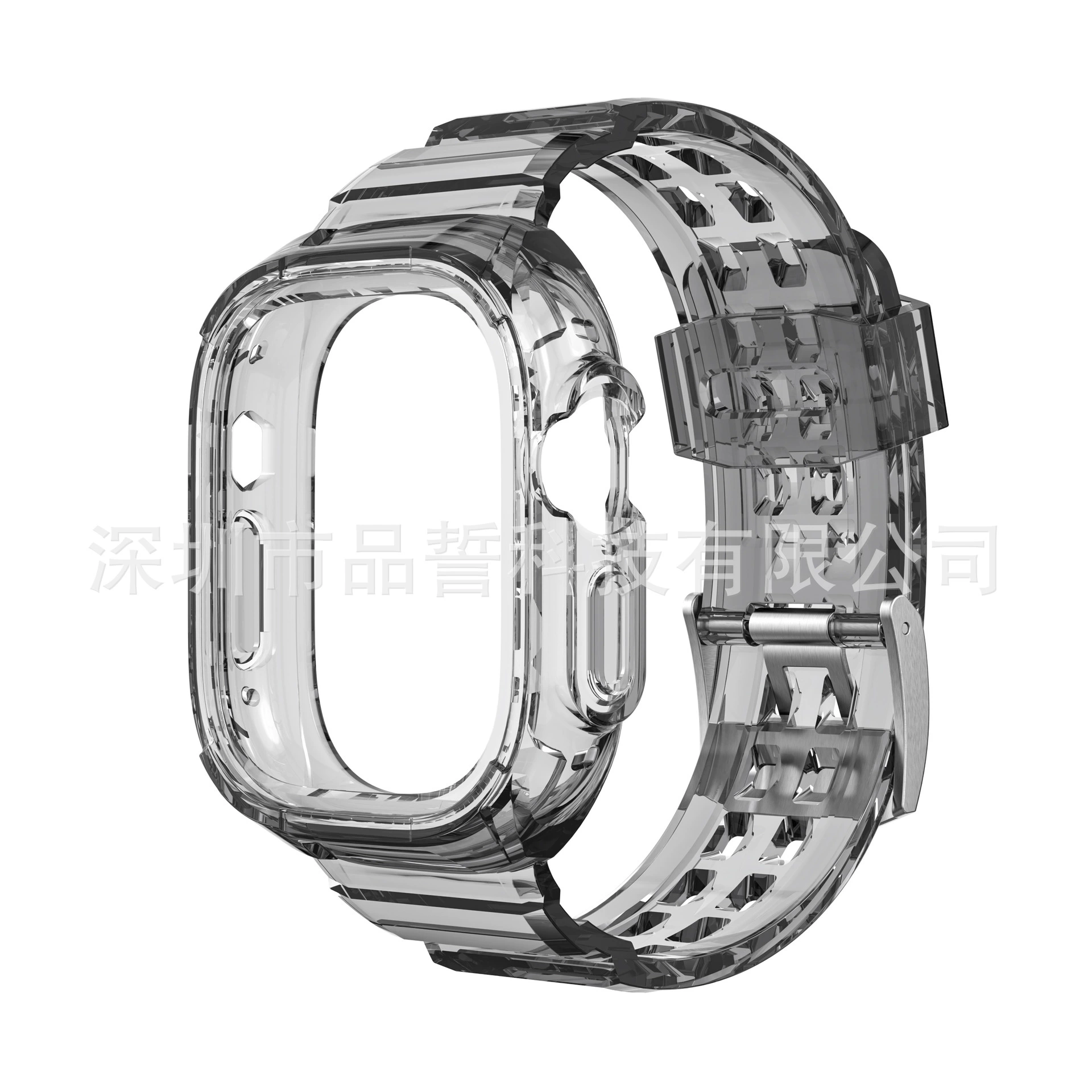 Подходит к Apple Watch ремешок iwatch 9 поколения ледяной доспех двойной набор ремешок Ultra249мм TPU интегрированный ремешок