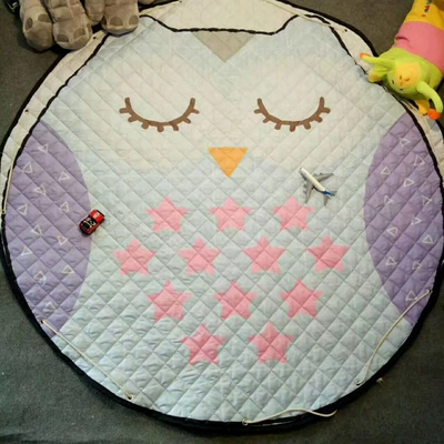 Avtomobil döşəmə paspasları — Mat Toy Floor Mat Round - owl-diameter-15m-thickness-1cm