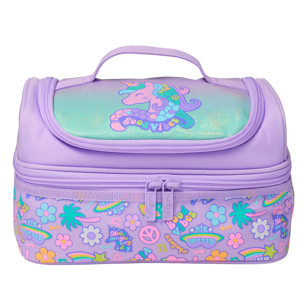 Australia smiggle doble capa Bento bolso caja de almuerzo niños de la escuela primaria BOLSA DE AISLAMIENTO impermeable bolsa de almuerzo grande