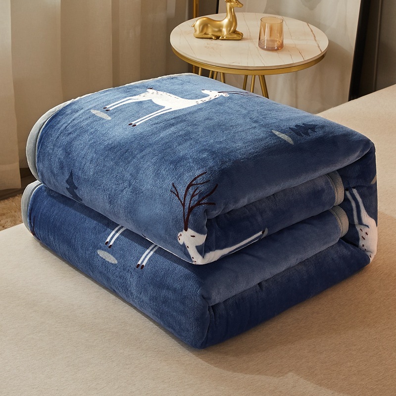 【毛毯】礼品加厚绒毯 外贸儿童单双人法莱绒珊瑚绒毯子批发零售