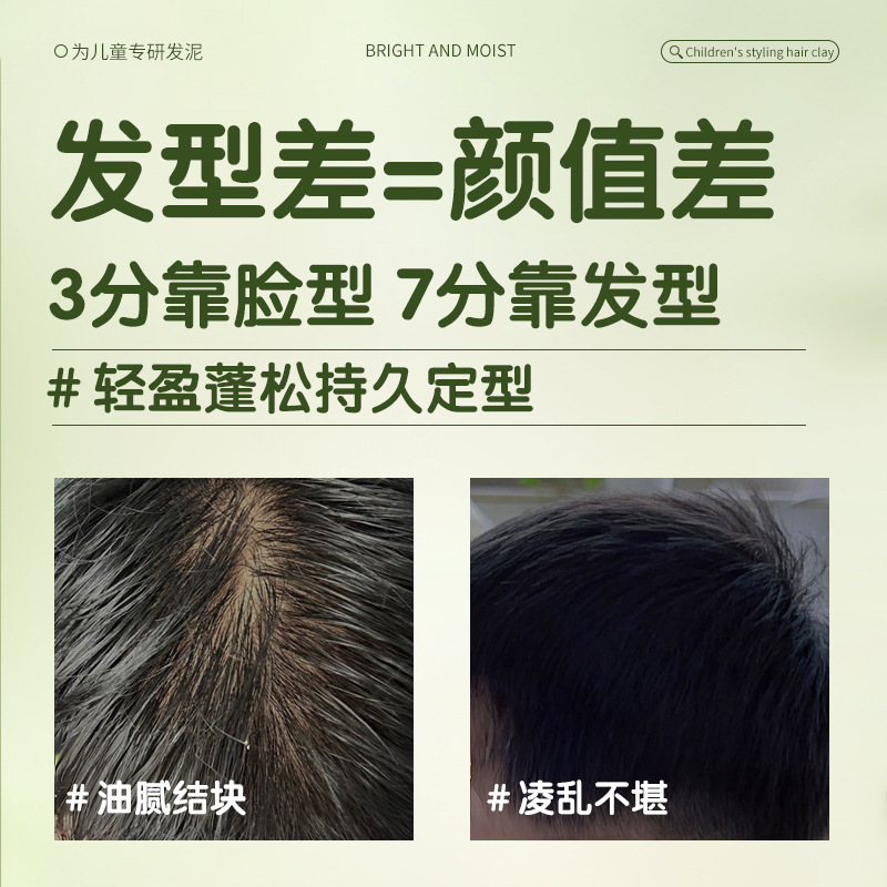 Jiao Yan Niño especializado en el diseño de barro de cabello de estilo duradero, moldeo de plástico humectante, fábrica de cera de cabello fragante inodoro image 5