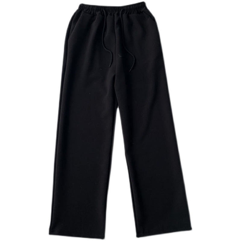 Pantalones de traje pequeño blanco pantalones cortos de hombre Pantalones sueltos de pierna ancha pantalones casuales pantalones de traje recto de otoño e invierno para hombres