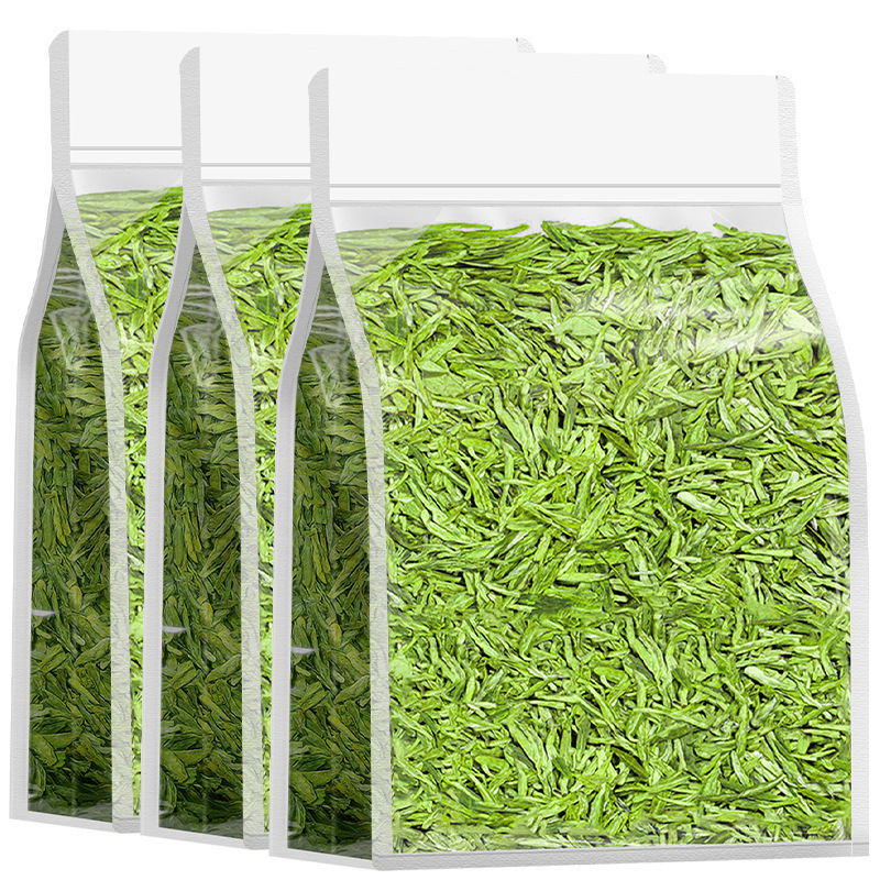 龍井緑茶 2024 新茶 本場浙江産 豆風味の若芽春茶 自分用茶 バルク 500g|undefined