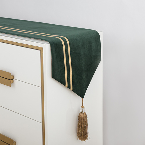 Nordic simple technology cloth table flag model room decoration table cloth modern light luxury tablecloth table mat coffee table cloth wholesale