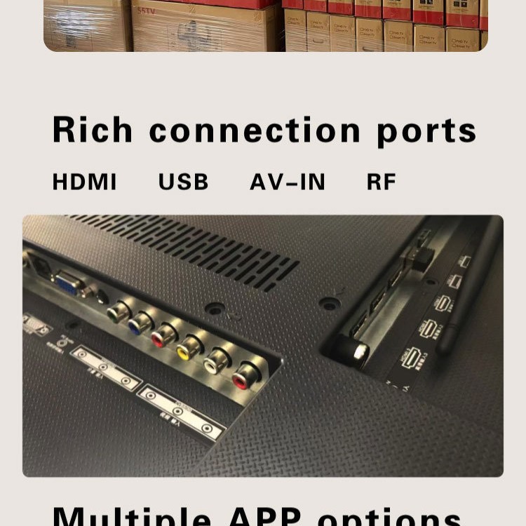 TV de comercio exterior 32 pulgadas 50 pulgadas 55 pulgadas 65 pulgadas red inteligente smart TV