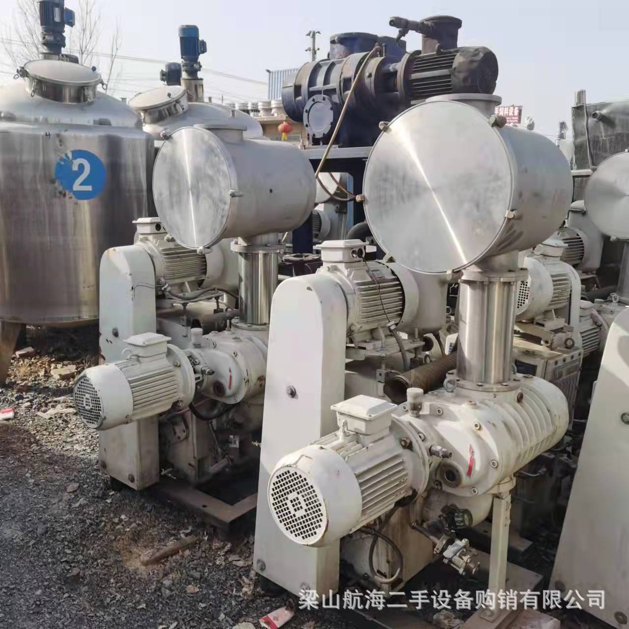 航海二手罗茨 机组南光JZJS600罗茨泵水环泵真空机组罗茨真空泵