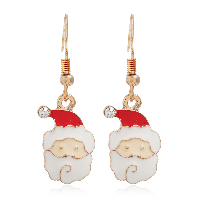 Fashion Christmas Tree Santa Claus Alloy Plating Women's Drop Earrings 1 Pair display picture 27