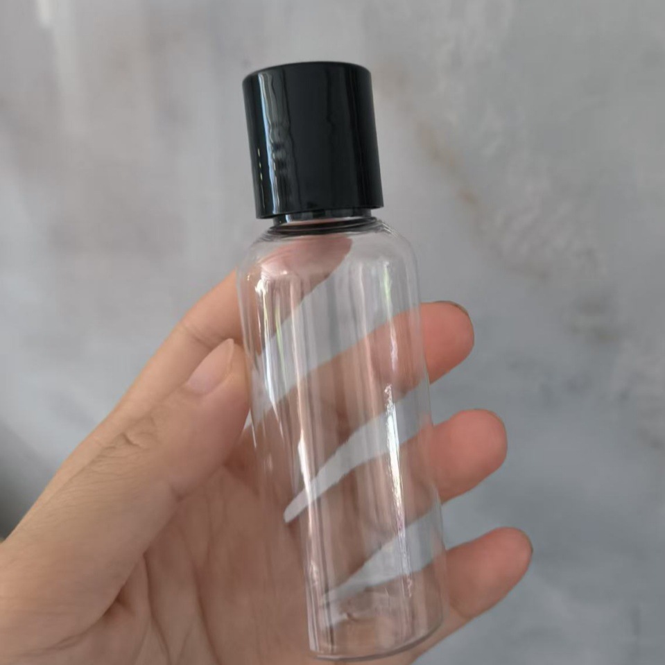 50ml千秋盖圆肩化妆品瓶爽肤水翻盖分装瓶按压乳液瓶洗发