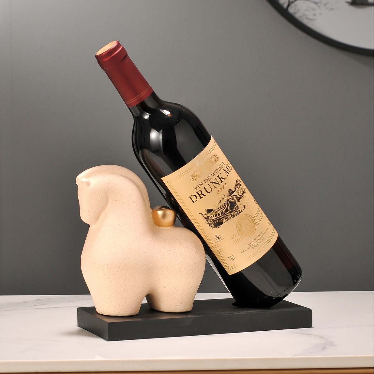 Right Now Rich Red Wine Rack Ornaments Wine Cabinet Decorations Light Luxury High-end Living Room Home Accessories Sideboard