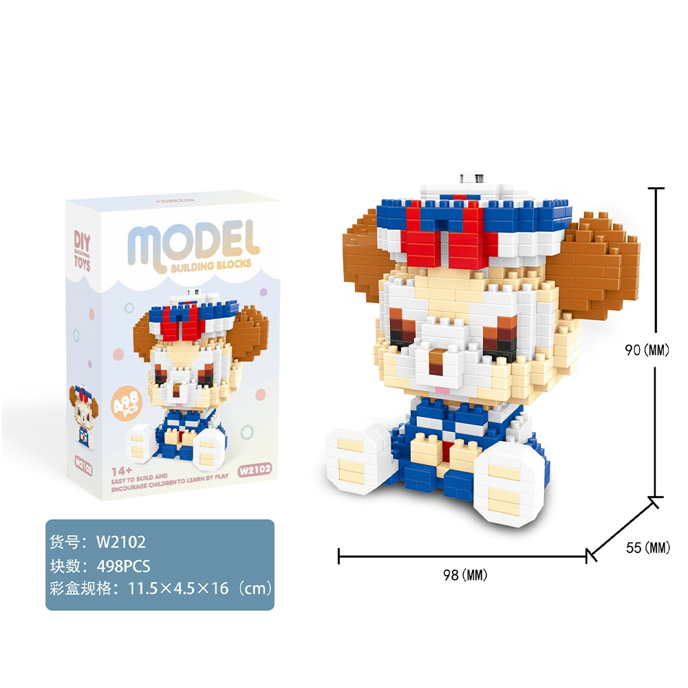 Мини-фигурка конструктор набор LEGO-подобные маленькие мини-фигуры, разные животные персонажи, наноблоки