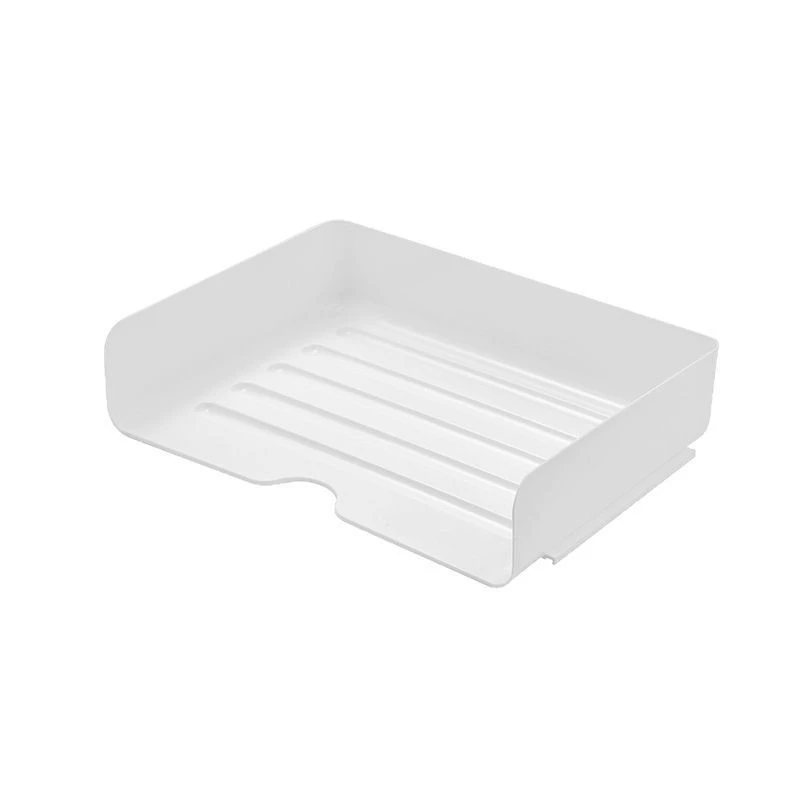 Stackable PET Desktop File Tray, A4 Document Storage Shelf, 1-Layer Modular Organizer