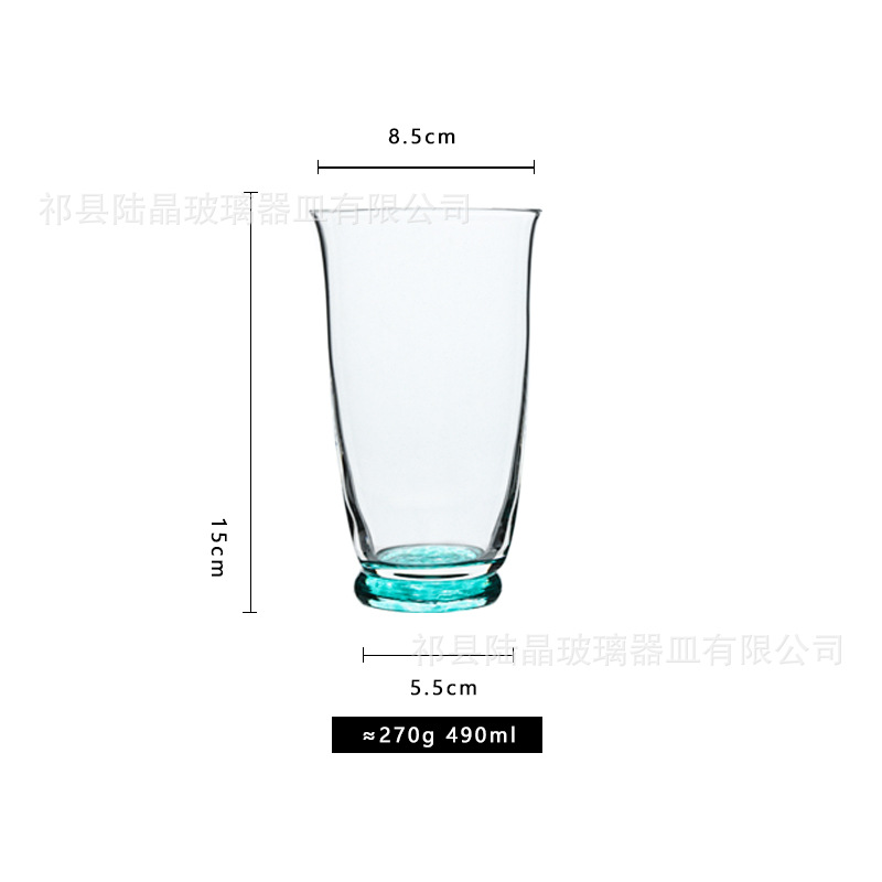 Taza de boca alta Semilla de flor azul