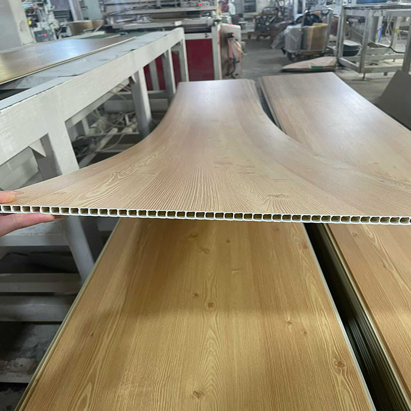 Bamboo Wood Fiber Integrated Wall Panels, Stone Plastic Wall Panels, Wall Decorative Panels, Ceiling Background Wall Panels, Seamless Self-Installation