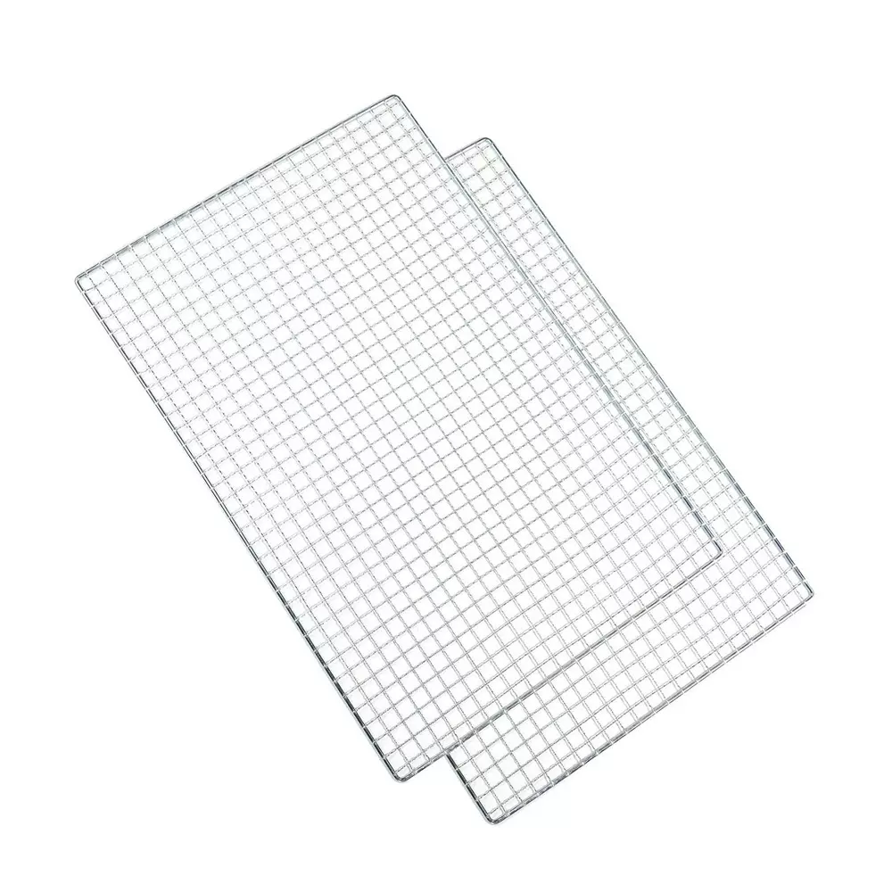 烧烤网不锈钢网格烧烤工具网架烤肉网片长方形烤炉网晾晒网