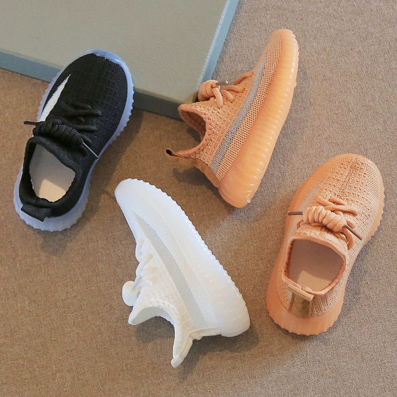 Детская спортивная обувь весна-осень 2025, кокосовые туфли для мальчиков, новые повседневные сетчатые туфли для девочек, дышащие белые туфли для малышей