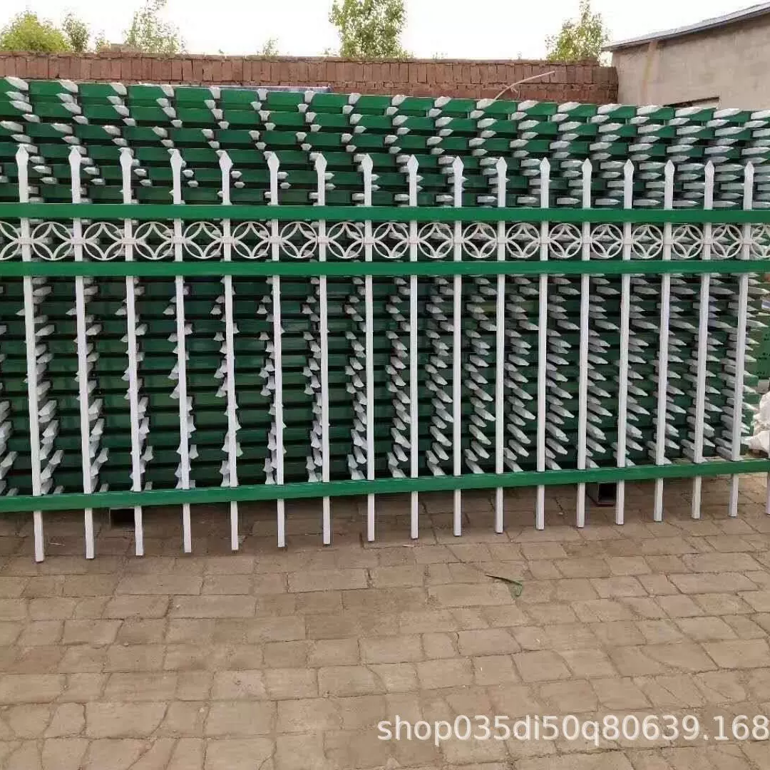 小区围栏锌钢护栏学校幼儿园围墙栏杆新农村防护栏杆工厂庭院栅栏