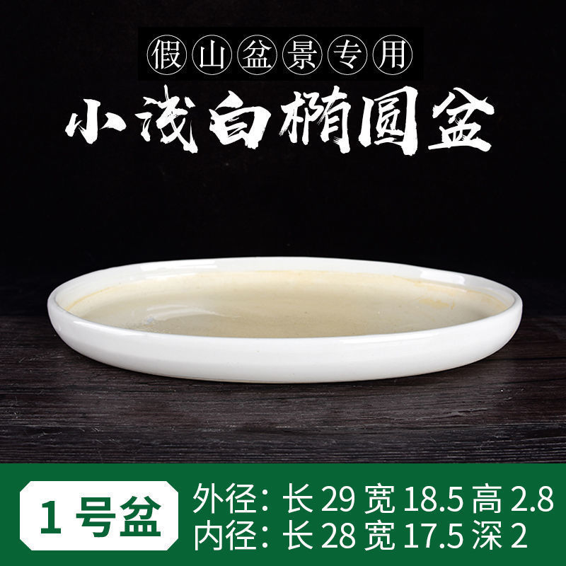 吸水石盆底座上水假山盆景微景观水仙铜钱草陶瓷水培无孔花盆|undefined