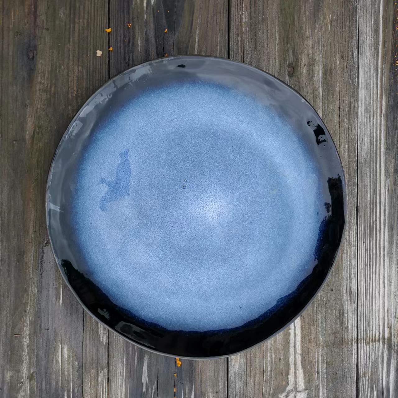 Grieta de hielo creativo plato de forma especial de alta apariencia postre de cerámica bandeja de té plato de hogar plato de ensalada de frutas plato occidental