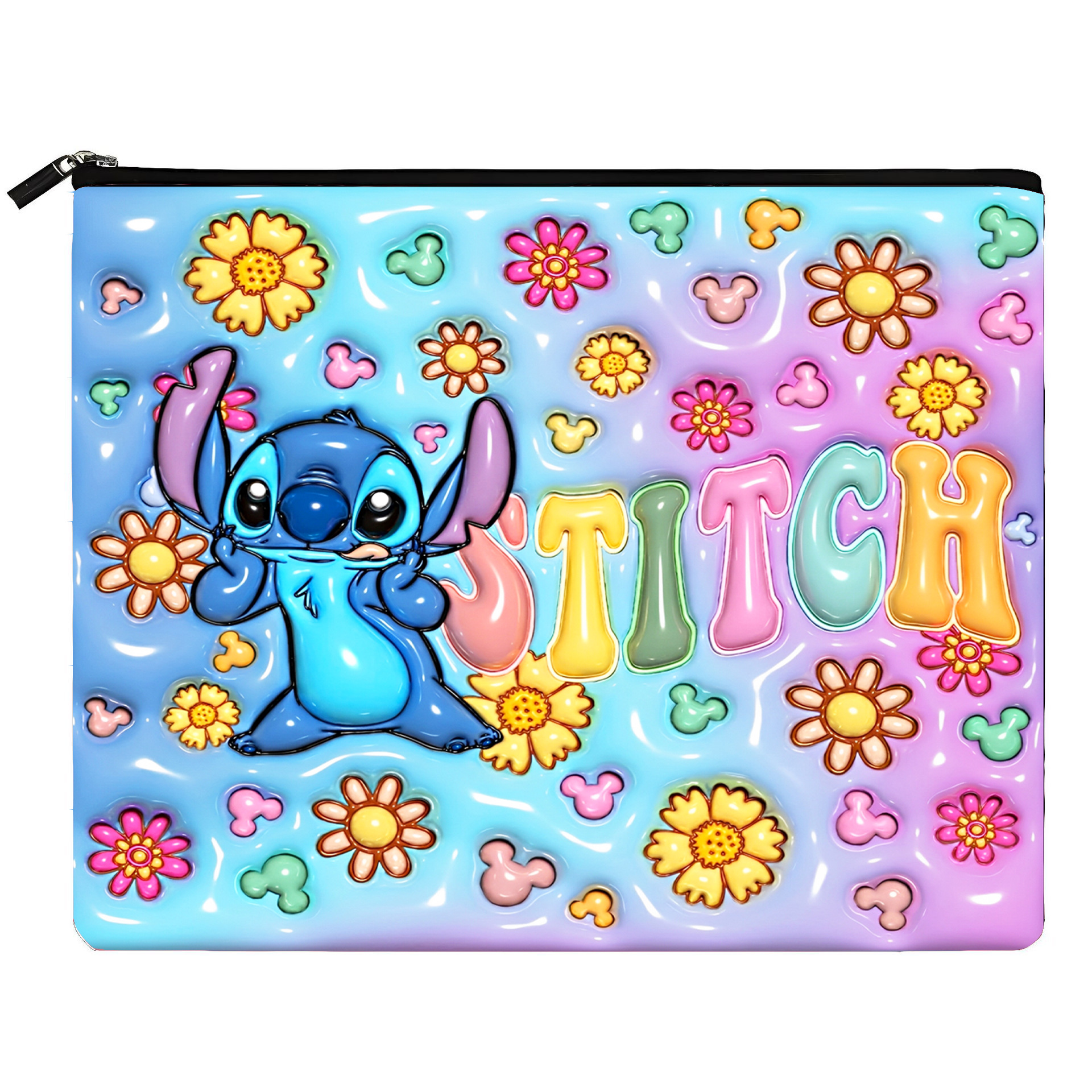 Patrón de animación de dibujos animados de doble cara impresa de bolsas de viaje de fábrica directa