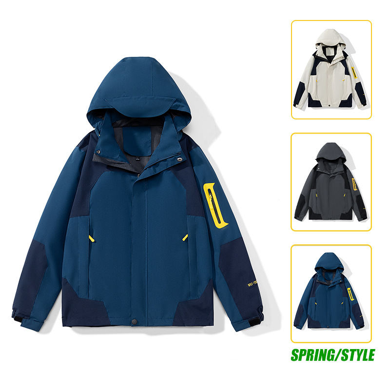 Chaqueta deportiva para hombres 2023 primavera nueva ropa de asalto casual para hombres primavera chaqueta impermeable al aire libre ropa de hombre image 3